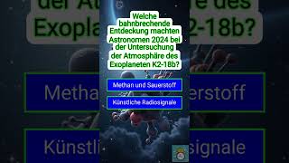 🌍 Sensationsfund Erdähnlicher Exoplanet mit lebensfreundlicher Atmosphäre 👽🔭 [upl. by Whelan]