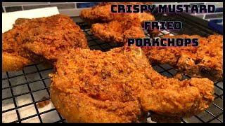 The Best Mustard Fried Pork Chops  Easy Fried Pork Chop Recipe [upl. by Filberto176]