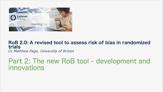 2021 05 18 Cochrane SA Webinar Appraising observational studies ROBINS I [upl. by Winter116]