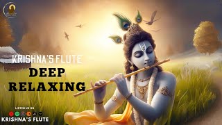 Krishna Flute  Deep Relaxing Music  Sleep Music  Meditation Music Study Calming Music [upl. by Cowley]