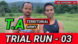 TERRITORIAL ARMY 1600 METERS 🎯 TRIAL RUN  03 🟣🔴🟢 territorialarmy ta army 1600m [upl. by Jabez128]