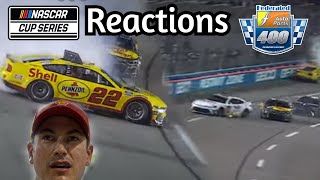 2024 Cup Richmond Reactions  Federated Auto Parts 400 [upl. by Annayrb292]