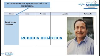 ELABORACIÓN DE RÚBRICAS HOLÍSTICAS PARA EVALUAR COMPETENCIAS [upl. by Croft]