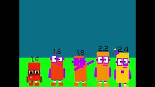 Numberblocks Band Fifths 2 Retro [upl. by Atsyrhc]