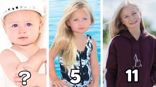 Harlow Luna White Harlow and Family Stunning TRANSFORMATION from baby to 11 years [upl. by Adnim67]