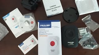 PROLiNK PIC2001WE IP Camera Unboxing and quick review [upl. by Mungo245]