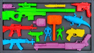 Membersihkan Nerf Ak47 Assault Rifle Shotgun Sniper Rifle Glock Pistol M16 Nerf gun Eps 131 [upl. by Talbert785]