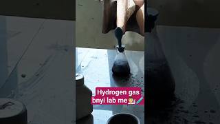 hydrogengas formation in lab displacementreaction [upl. by Danita890]