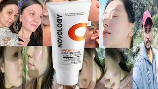 Novology Ultra Light Gel Sunscreen SPF 30  Honest Review [upl. by Biddy]