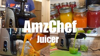 Best Juicer 2023 AmzChef Review Juicing On A Budget [upl. by Slen242]