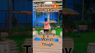 🔥Burn🔥your tummy Waist amp thighs flat Tummy excersise  waistworkout thighworkout yoginimahi [upl. by Frankel]