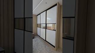 3 DOORS Glass Wardrobe Sliding Doors Aristo Wardrobe  Aluminum PROFILE letest wardrobe bedroom [upl. by Notneiuq]