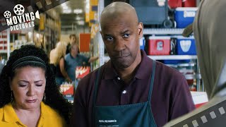 Robert Gets Revenge After Store Is Robbed  The Equalizer Denzel Washington [upl. by Leunas]