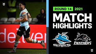 Sharks v Panthers Match Highlights  Round 14 2021  Telstra Premiership  NRL [upl. by Nhguavad]