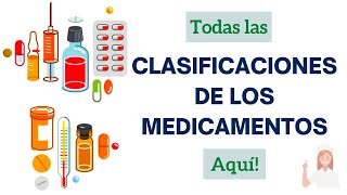 Clasificación de los MEDICAMENTOS💊  seguridadysalud [upl. by Gnemgnok]