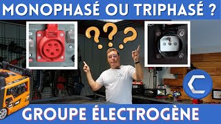 TRIPHASÉ ou MONOPHASÉ  Comment choisir votre type de GROUPE ÉLECTROGENE   Capitools [upl. by Magdala]