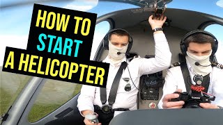 Helicopter Startup Procedure  Cabri G2 [upl. by Yevad]