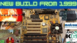 AMD K62 500 MHz amp Matrox millennium G400 16 MB AGP  DESCENT 3  TEST DRIVE 6  FPS TEST [upl. by Nawed745]