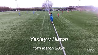 Yaxley v Histon  UCL 16032024 [upl. by Zealand]