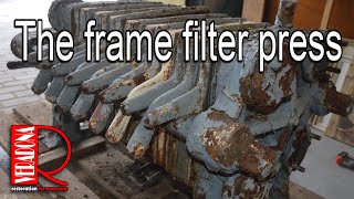 The frame filter press Restoration kalolis [upl. by Eliathas]