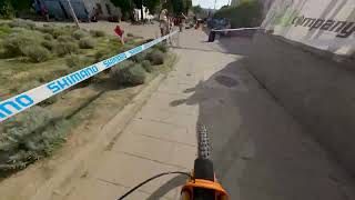 POV Urban Downhill Final Run Crash PannonhalmaHungary 2024 [upl. by Ephraim]