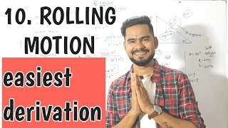 10 Rolling motion  rotational motion physics class 11 [upl. by Mylan923]