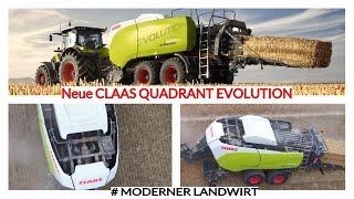 Neue CLAAS QUADRANT EVOLUTION  Entwicklungssprung bei CLAAS Quaderballenpressen [upl. by Behnken143]