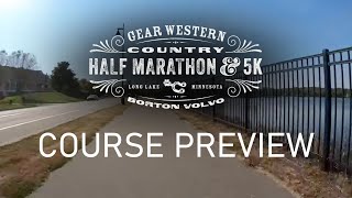 Gear Western Course Preview halfmarathon 5k runminneapolis [upl. by Ssegrub]