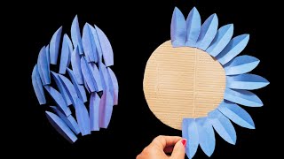 Beautiful Paper Flower Wall HangingHome Decoration With Wall Hanging RNSCrafts rnscrafts [upl. by Derwin]