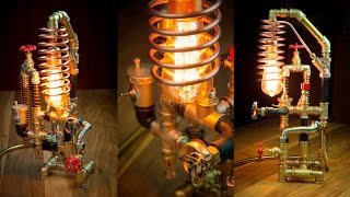 Steampunk DIY Industrial Pipe Lamp 3 [upl. by Prince]