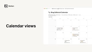 Calendar views [upl. by Ragan]