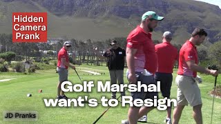 Golf Marshal to Resign Prank [upl. by Bigg428]