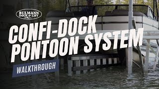 ConfiDock Pontoon System Walkthrough [upl. by Eitteb694]