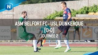 J2  ASM Belfort FC  USL Dunkerque 00 le résumé [upl. by Nagem414]