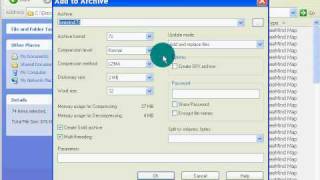 Adding Files To 7Zip [upl. by Elletse]