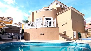 Reserved 259000€ Villamartin detached villa with private pool New kitchen 2 bed 2 bath 2 saloons [upl. by Chem]