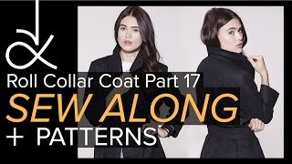 Sewing a Coat A Sew Along Part 17 Sewing Hems Blind Hemming Final Press Finished [upl. by Pat]