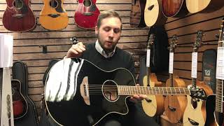 Yamaha APX600 Guitar Review  Rimmers Music [upl. by Yreme]