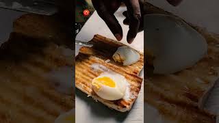 Tasty Soft Boiled Egg Sandwich Of Kolkatashortsvideo streetfood [upl. by Riay]