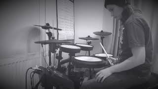 Siouxsie And The Banshees  Spellbound Drum Cover [upl. by Ailimat]