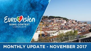 Eurovision Song Contest  Monthly Update  November 2017 [upl. by Kella]