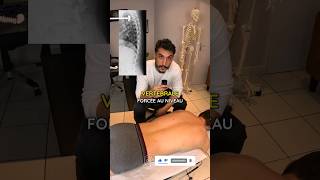 Ajustement vertébrale thoracique T2T3 avec LACHIROCROS chiropracteur asmr massage craquement [upl. by Acinimod861]