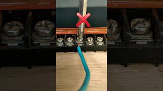 the correct way to clamp wire cables shorts feedshorts shortvideo [upl. by Gianna]