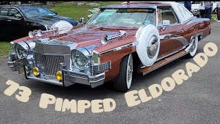 🎺 1973 Cadillac Eldorado Superfly Car Pimped Out Dunham Coach Continental Kits superfly eldorado [upl. by Swanhilda]