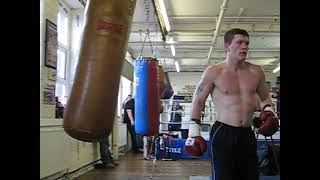 Training footage with Ricky Hatton amp Matthew Macklin [upl. by Cannon]