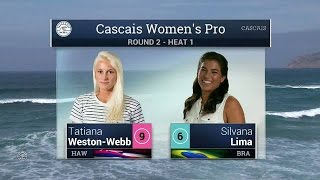 2015 Cascais Womens Pro R2 H1 Recap [upl. by Janel]