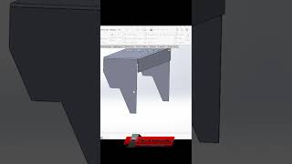 solidworks tutorial for sheet metal models viral solidworks viralshorts youtubeshorts [upl. by Harding]