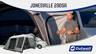 Outwell Jonesville 290SA  Inflatable Air Drive Away Awning 2020  Innovative Family Camping [upl. by Ambie280]