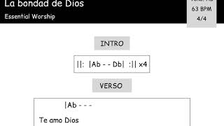 La bondad de Dios  Essential Worship  Letra y Acordes [upl. by Olsson]