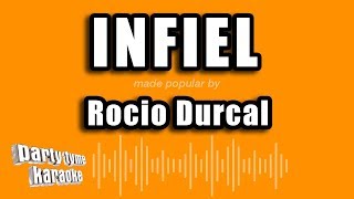 Rocio Durcal  Infiel Versión Karaoke [upl. by Adnamal309]